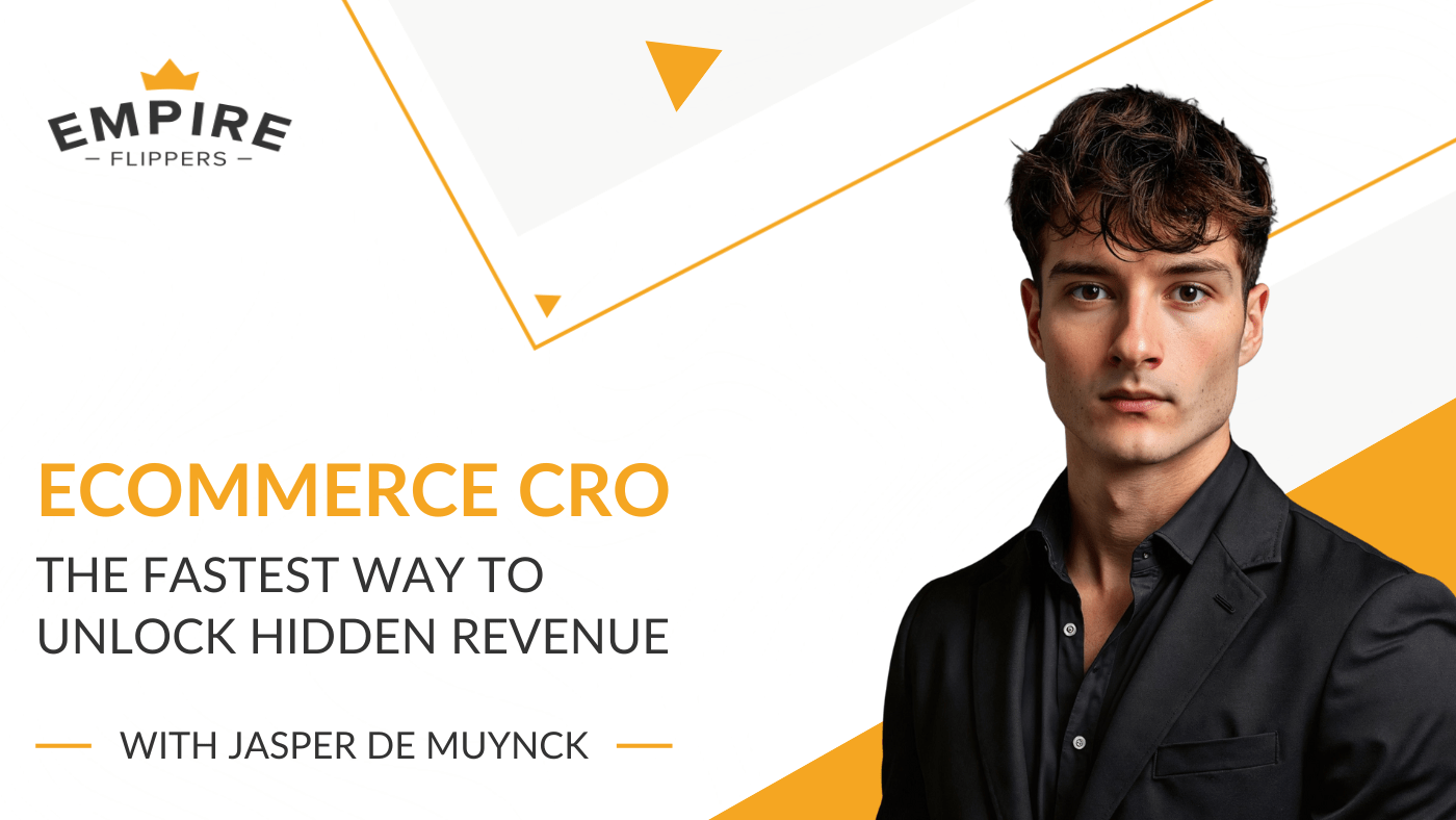 Ecommerce CRO The Fastest Way to Unlock Hidden Revenue With Jasper de Muynck [Ep.195]-min
